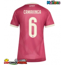 Camisa de Futebol Real Madrid Eduardo Camavinga #6 Equipamento Alternativo Mulheres 2026-27 Manga Curta